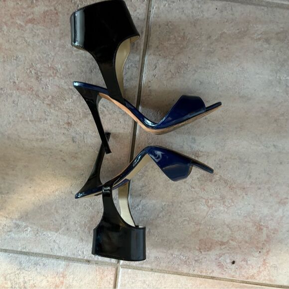 Jimmy Choo for h&m cuff sandals open toe dress shoes colorblock heels collab y2k - Picture 3 of 5